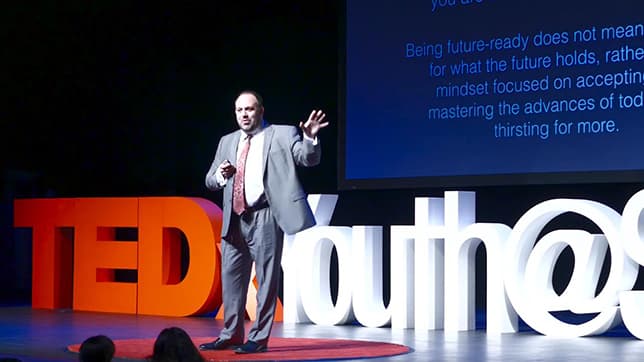 Dr. Rob Furman speaking at TEDx PRIME